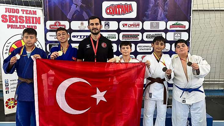 Selçuklulu judoculardan 5 madalya