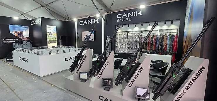 Canik, uluslararası yarışmada silah sistemlerini tanıttı