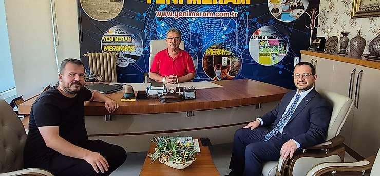 İnşaat Mühendisleri Odasından Yeni Meram'a ziyaret