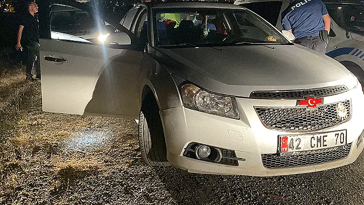 Konya'da polisten kaçan ehliyetsiz alkollü sürücüye 106 bin lira ceza