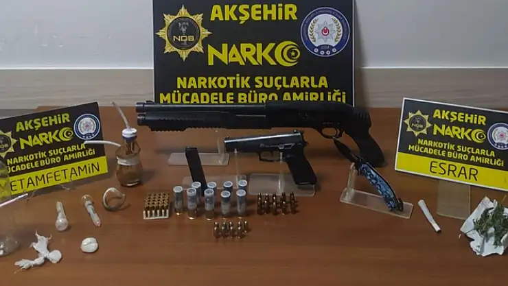 Konya'da polisten uyuşturucu operasyonu!
