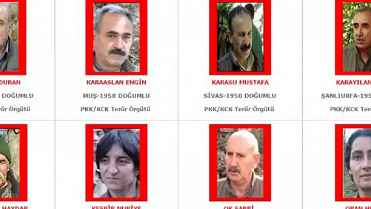 O listedeki bir terörist öldürüldü