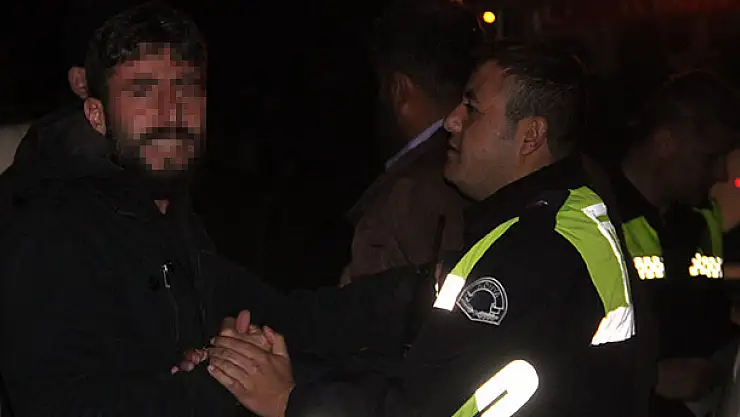 Polisten kaçtı, yakalanınca 'Alkol aldık başka bir şey yok' dedi