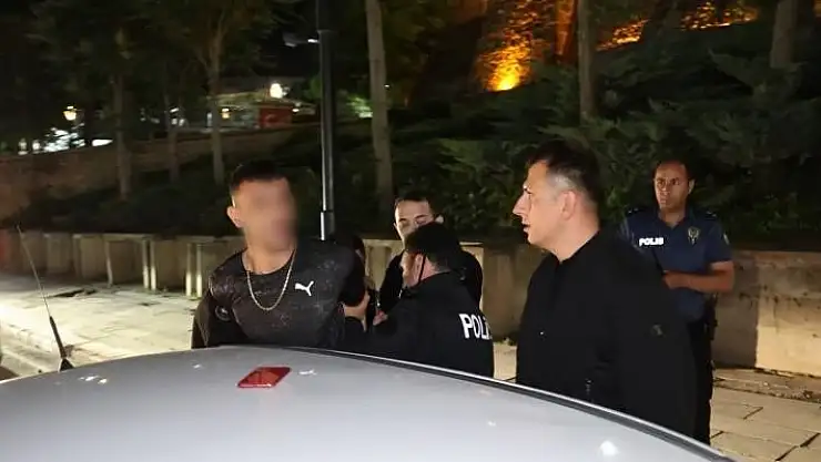 Polisten kaçtı, yakalanınca gülerek 'Türk polisinden kaçılmaz' dedi
