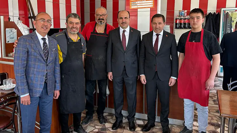 Başkanlardan Konya esnafına ziyaret