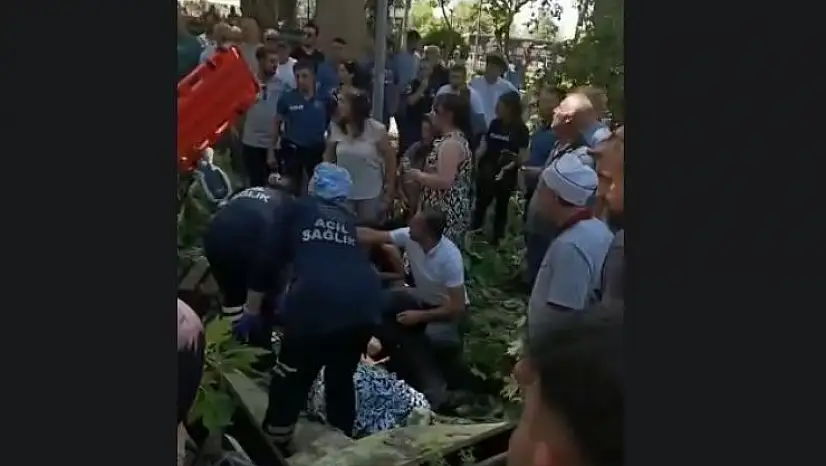 Çınar ağacının kırılan dalı üzerine düşen kişi hayatını kaybetti