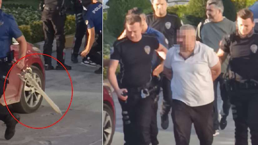İşten çıkarıldığı gerekçesiyle silah ve bıçakla belediyeyi bastı
