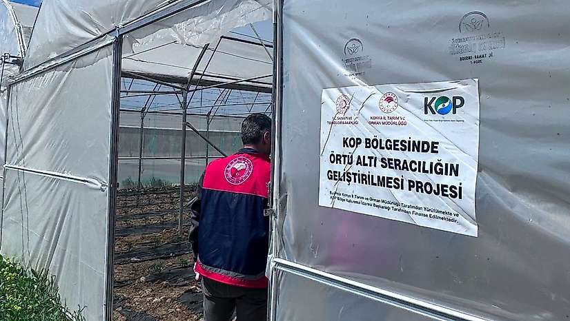 Konya'da örtüaltı tarıma tam destek