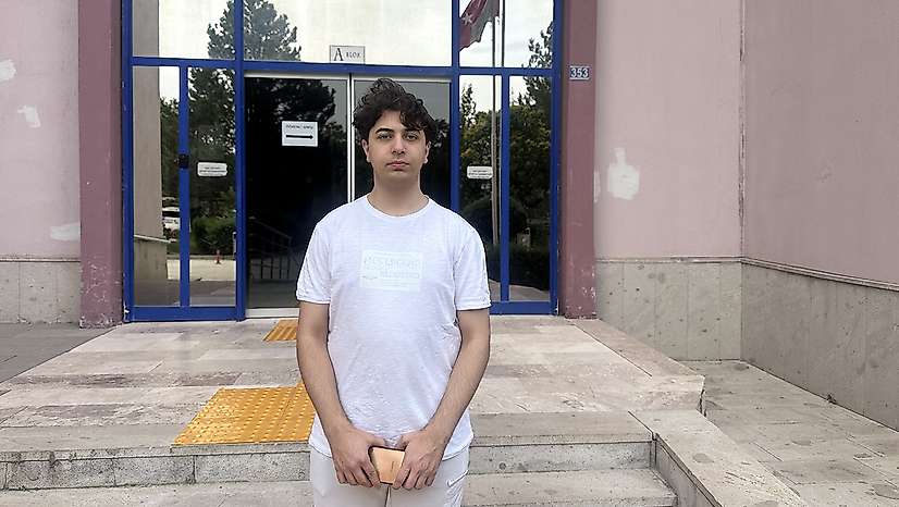 Konya'da otizmli gençten örnek çalışma