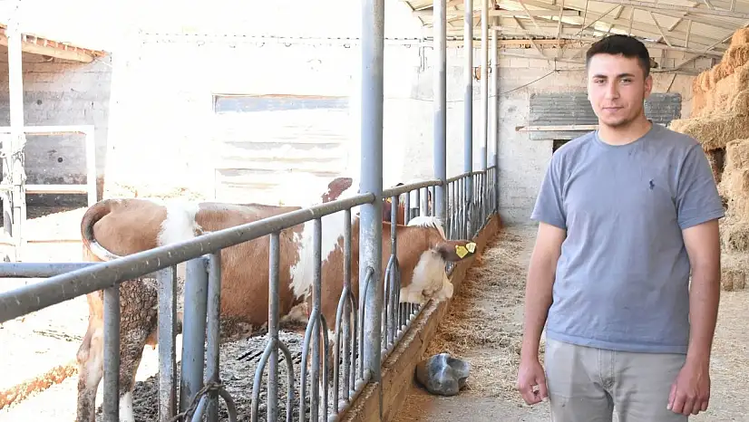 Konya'daki genç veterinerden örnek çiftlik