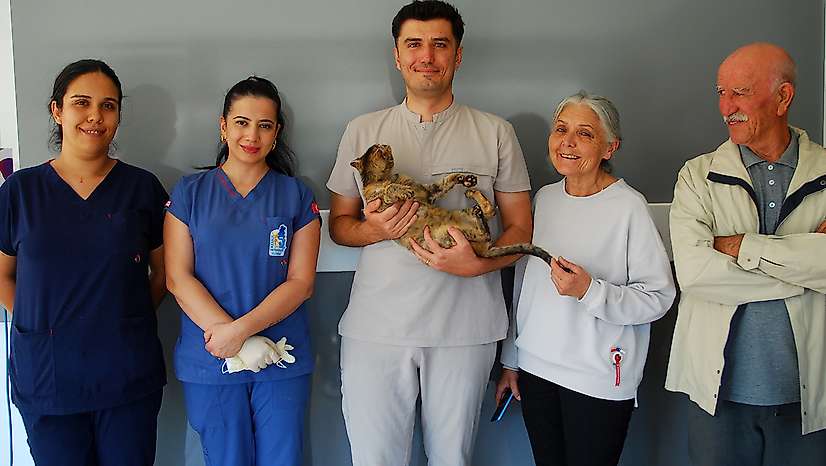 Konya dönüşü gözyaşları sel oldu: Vücudunun yüzde 40'ı yanan Luna taburcu oldu