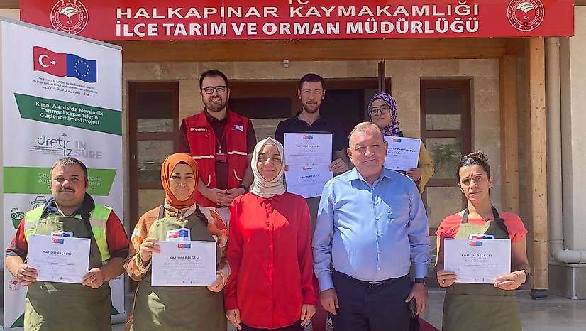 Konya'nın Halkapınar ilçesinde istihdam garantili kurs tamamlandı