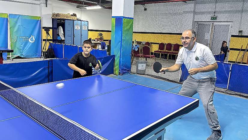 Konya'nın minik şampiyonu hedef büyüttü