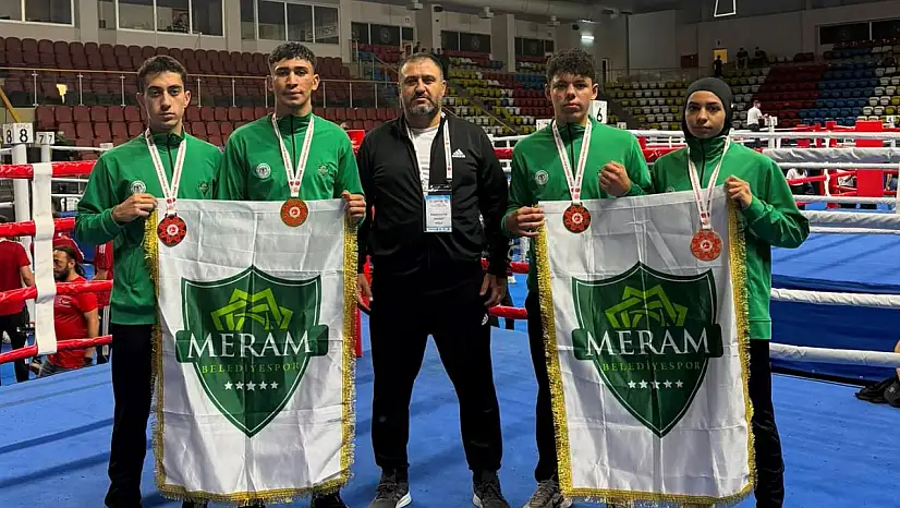 Meram Belediyespor'un gururu oldular