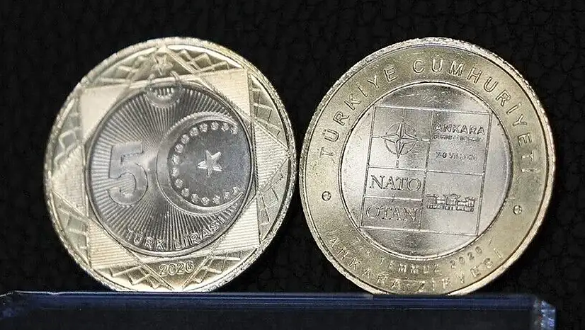 NATO Zirvesi anısına basılan  özel 5 liralar