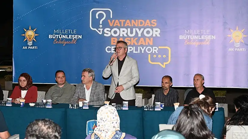 Seydişehir'de vatandaş sordu, Başkan tek tek cevapladı