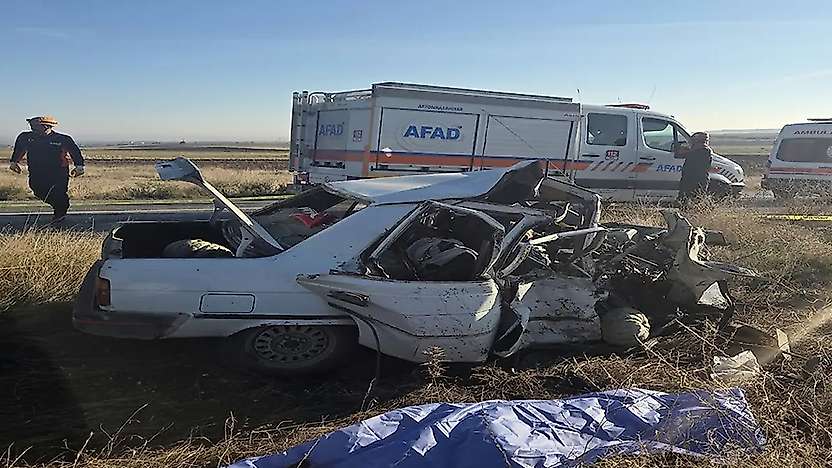 Afyonkarahisar'daki kazada ölen 4 kişi Konya'da defnedildi