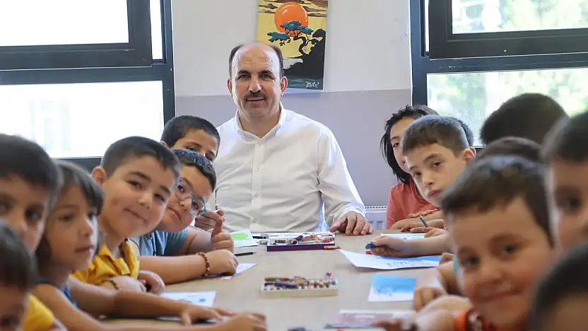 Başkan Altay, geleceğin teminatı çocuklarla bir araya geldi