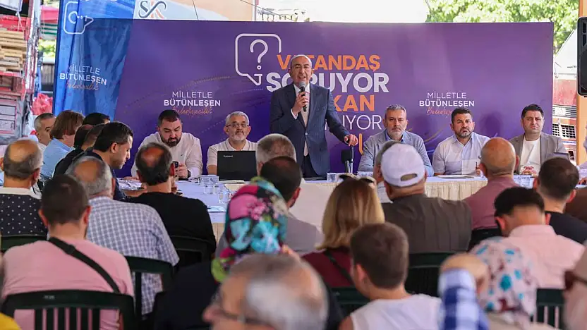Başkan Kavuş vatandaşlarla buluştu, soruları tek tek yanıtladı