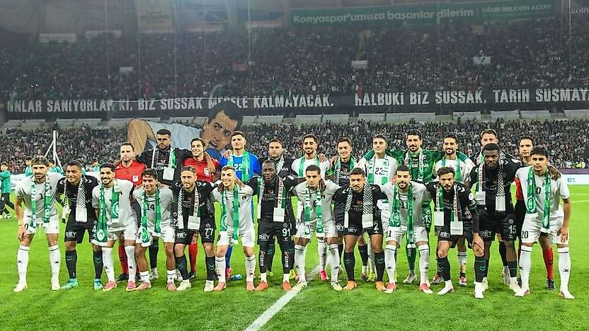 Filistin-Konya maçına yoğun ilgi! Herkes tek yürek oldu