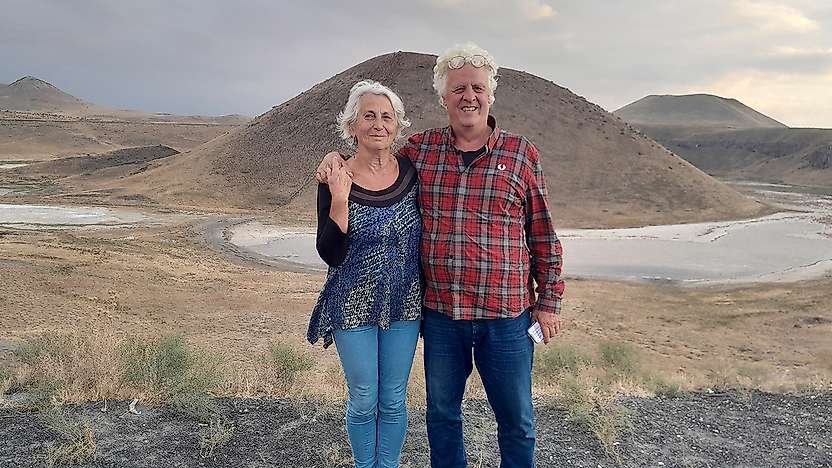 Fransız çift Konya'nın nazar boncuğuna hayran kaldı