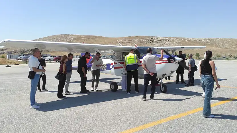 Gazeteciler Konya'da drone pilotluğu için sahaya indi