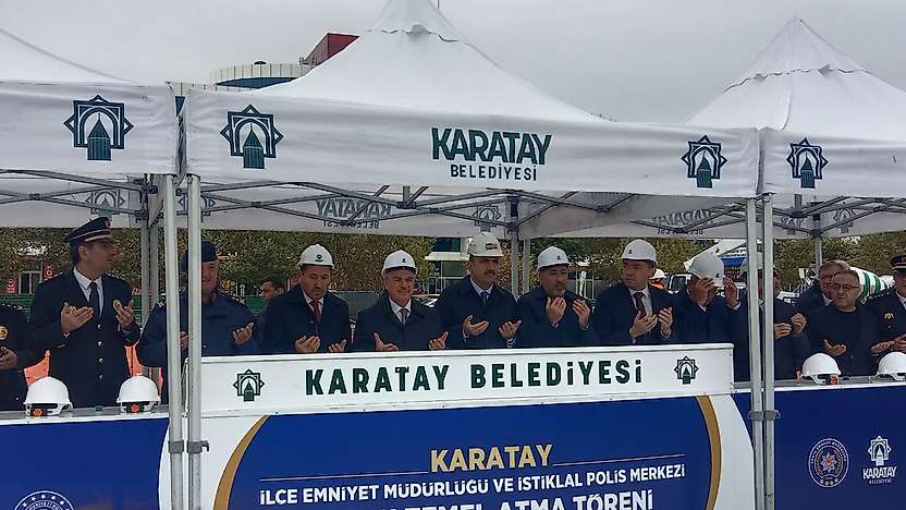 Karatay'da güvenlik yatırımı hız kazandı! İki yeni binanın temeli atıldı