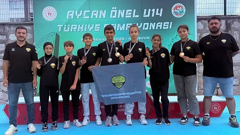 Konya Büyükşehir'den madalya yağmuru