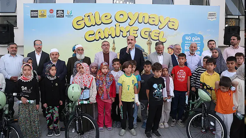 Konya'da 15 bin 535 çocuk sabah namazında buluşuyor