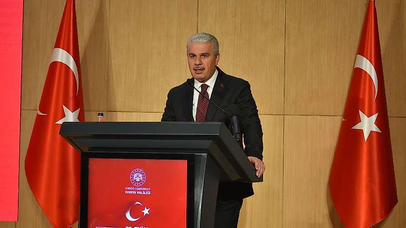 Konya'da 29 Ekim'e özel resepsiyon: Cumhuriyet coşkusu Taş Bina'da yaşandı