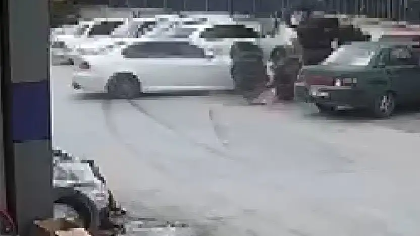 Konya'da drift faciası! O anlar kamerada