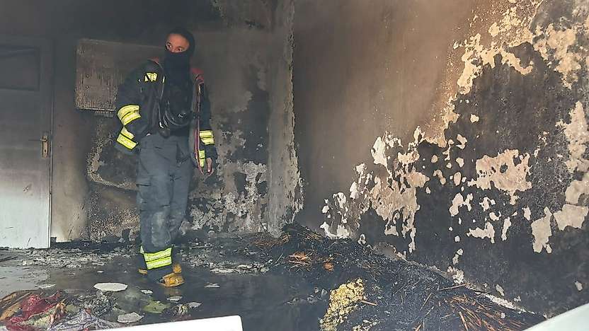 Konya'da elektrik kontağı yangına neden oldu