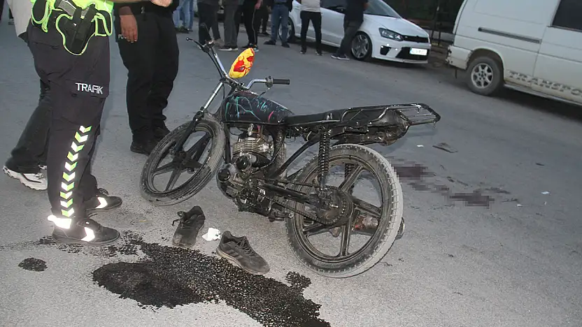 Konya'da feci kaza! Dur ihtarına uymayan 16 yaşındaki sürücü yaralandı