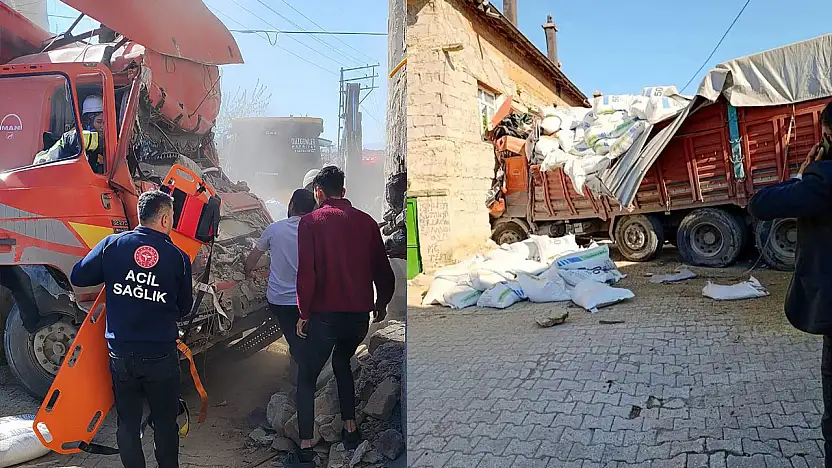 Konya'da feci kaza: Sürücü helikopterle sevk edildi