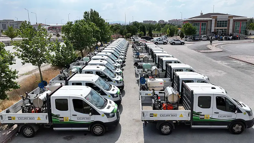 Konya'da haşereye savaş açıldı! 40 ekip sahada