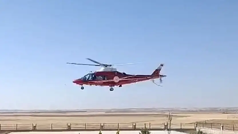 Konya'da helikopter, yenidoğan bebek için havalandı!