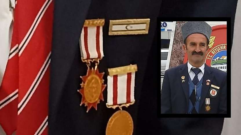 Konya'da Kıbrıs Gazisi madalyasını arıyor