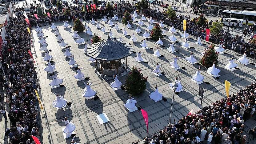 Konya'da Mistik Festival muhteşem başladı