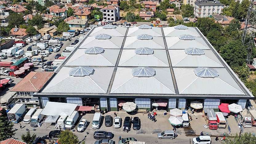 Konya'da o pazar baştan aşağı yenilendi!