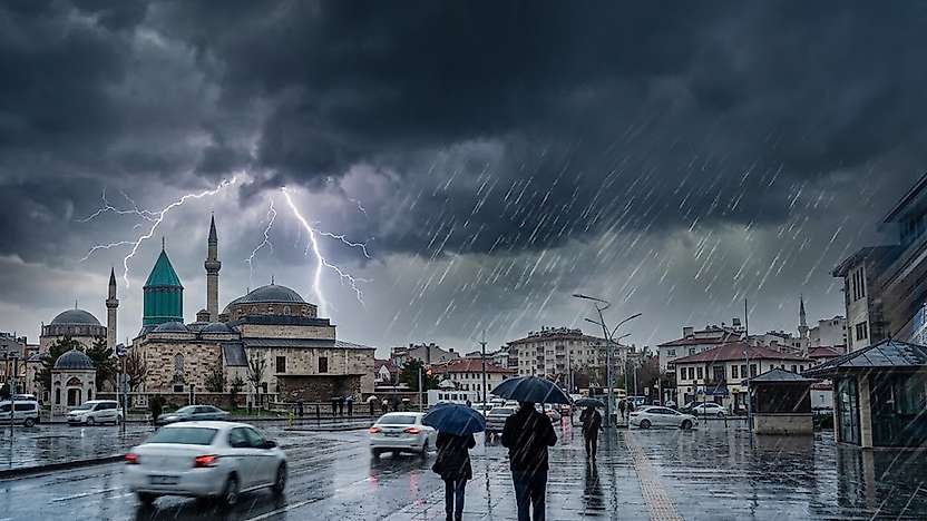 Konya'da şemsiyeler hazır olsun! Yağışlı günler geliyor