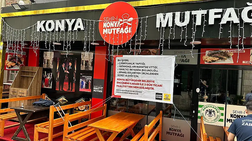 Konya'da vatandaşı aldatan o işletme mühürlendi!