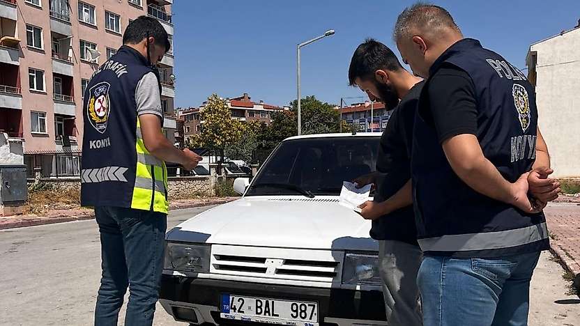 Konya'da yaptığı drift pahalıya mal oldu