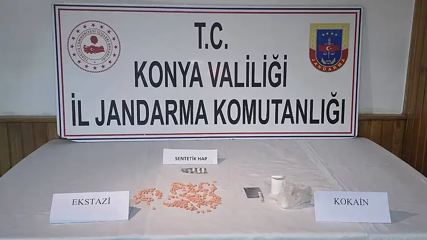 Konya'da zehir tacirlerine geçit yok! Şüpheli tutuklandı