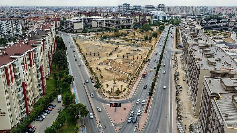 Konya'daki atıl alan küçük bir ormana dönüşüyor: Havzan Parkı açılıyor