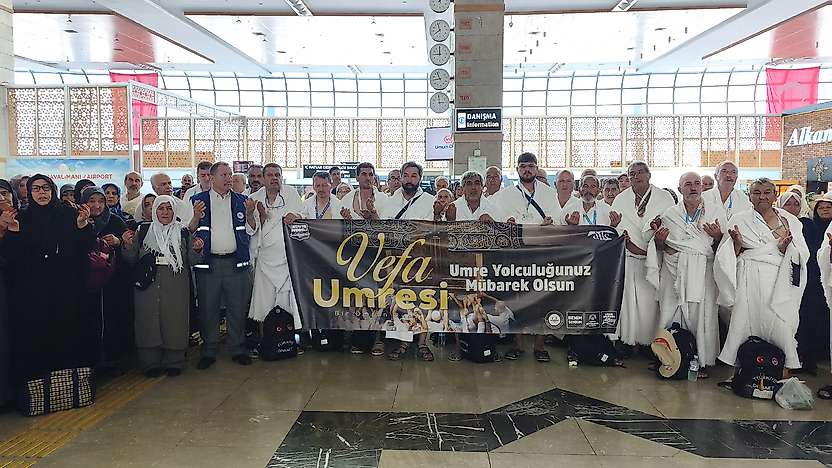 Konya'daki ilk kafile kutsal topraklara uğurlandı