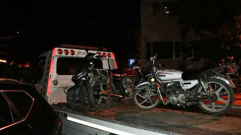 Konya'daki motosiklet sürücülerine ceza yağdı!