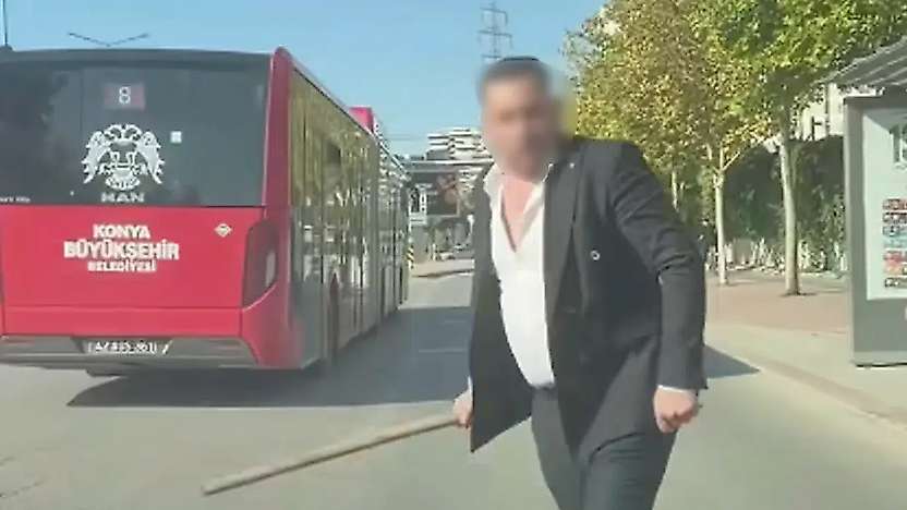Konya'daki trafik magandasına rekor ceza: Ehliyetine ve aracına el kondu
