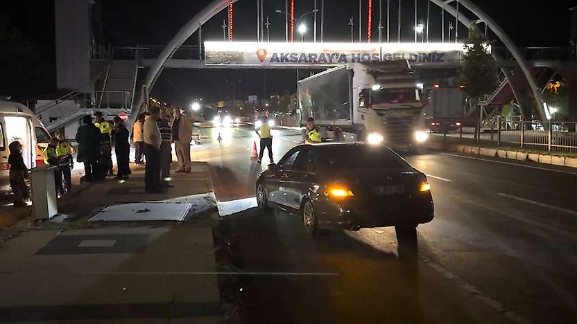 Konya'dan dönen konvoya makas atan sürücü yürekleri ağza getirdi