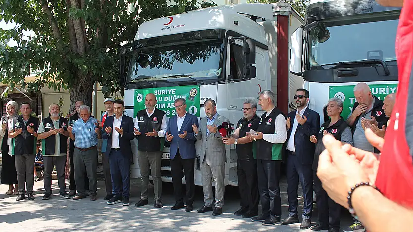 Konya'dan Suriye'ye 80 milyonluk yardım eli