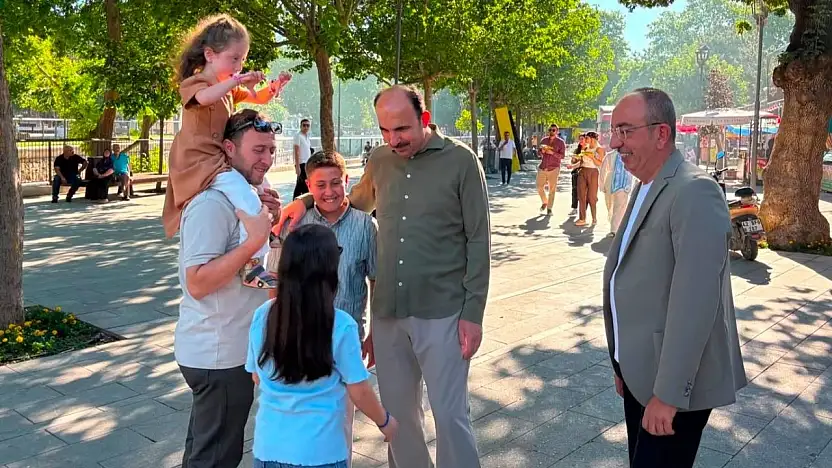 Konya Meram'da başkanların yaz ziyareti